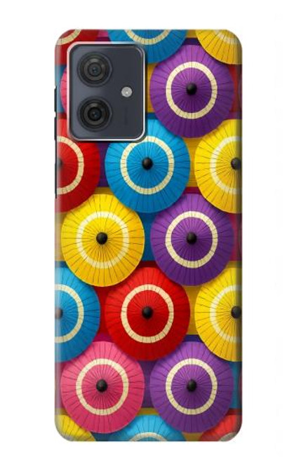 S4065 Motif d'il de serpent parapluie Etui Coque Housse pour Motorola Moto G54