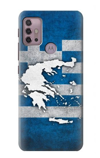 S4074 Le drapeau de la Grèce Etui Coque Housse pour Motorola Moto G30, G20, G10