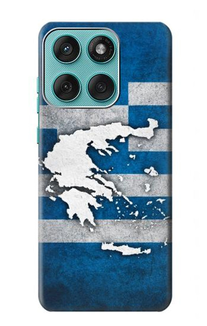 S4074 Le drapeau de la Grèce Etui Coque Housse pour Motorola Edge 60 Fusion