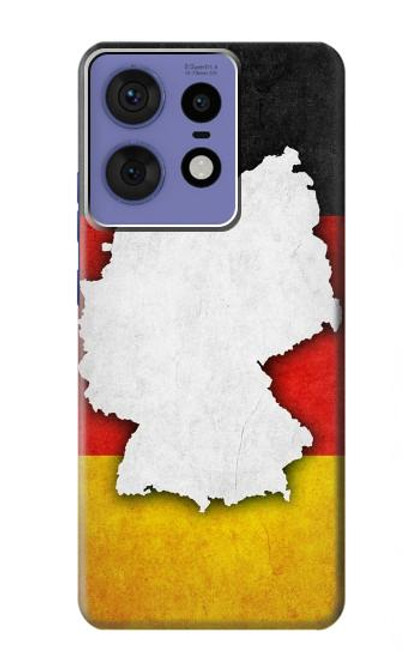 S4055 Drapeau allemand Etui Coque Housse pour Motorola Edge 50 Pro