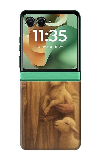 S4042 Jésus miséricordieux Etui Coque Housse pour Motorola Razr 70+,60+, Razr+ (2026, 2025, 2024)