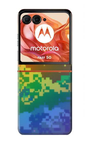 S4047 Camouflage LGBTQ Etui Coque Housse pour Motorola Razr 70,60,50, Razr (2026, 2025, 2024)