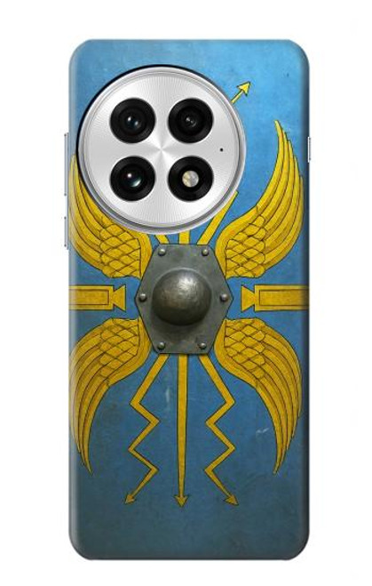 S4052 Bouclier romain bleu Etui Coque Housse pour OnePlus 13