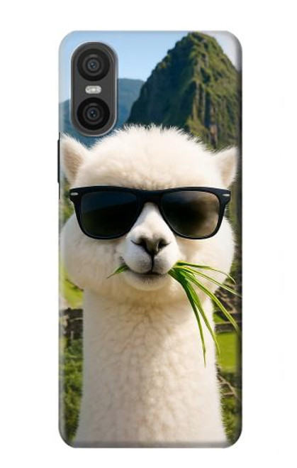 S4069 Lunettes de soleil alpaga Etui Coque Housse pour Sony Xperia 10 VI