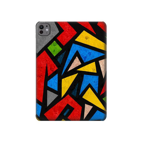 S4044 Art urbain abstrait Etui Coque Housse pour iPad Pro 11 (2024,2025)