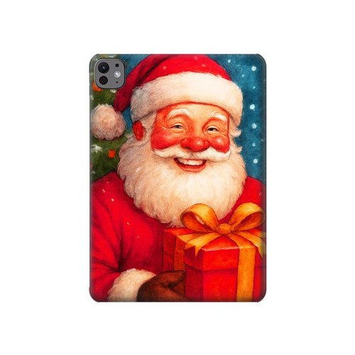 S4046 Joyeux Père Noël Etui Coque Housse pour iPad Pro 11 (2024,2025)