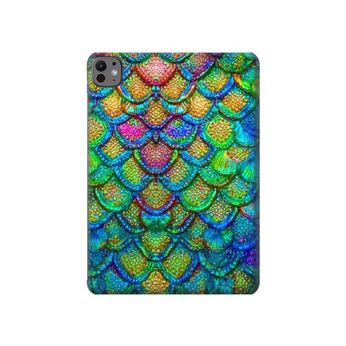 S4071 Écailles de sirène colorées Etui Coque Housse pour iPad Pro 11 (2024,2025)