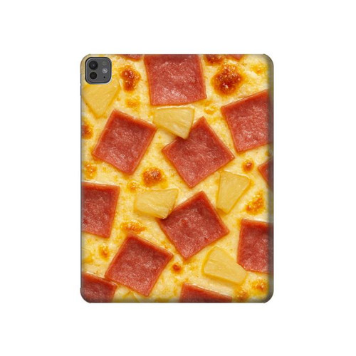 S4067 Pizza hawaïenne Etui Coque Housse pour iPad Pro 13 (2024,2025), Air 13 2026