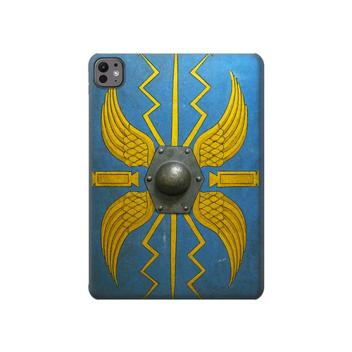 S4052 Bouclier romain bleu Etui Coque Housse pour iPad Air (2020, 2022), Air 11 (2024,2025,2026), Pro 11 (2022)