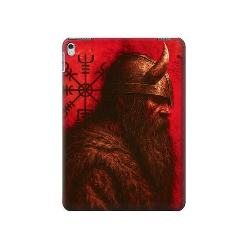 S4039 Guerrier viking Etui Coque Housse pour iPad 9.7 (2017,2018), iPad 6, iPad 5