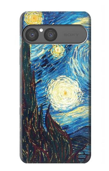 S0582 Van Gogh Starry Nights Etui Coque Housse pour Sony Xperia 10 VII