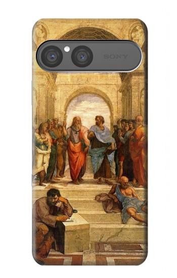 S1086 Ecole d'Athènes de Raphaël Etui Coque Housse pour Sony Xperia 10 VII