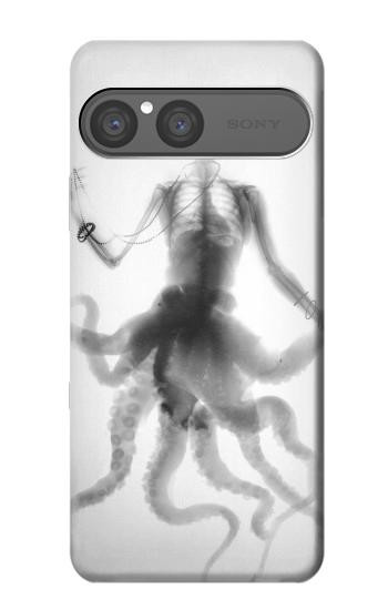 S1432 Crâne Poulpe X-ray Etui Coque Housse pour Sony Xperia 10 VII