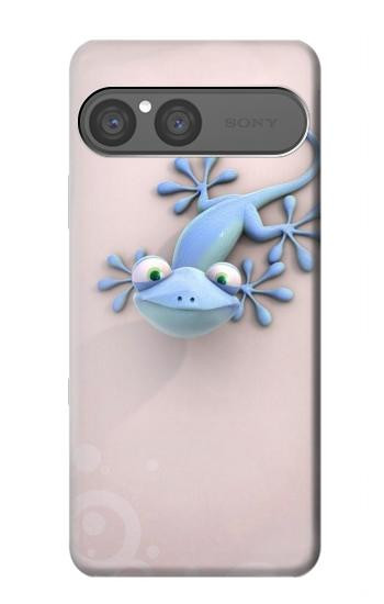 S1631 Drôle Gecko Lézard Etui Coque Housse pour Sony Xperia 10 VII