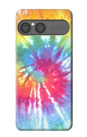 S1697 Tie Dye coloré imprimé graphique Etui Coque Housse pour Sony Xperia 10 VII
