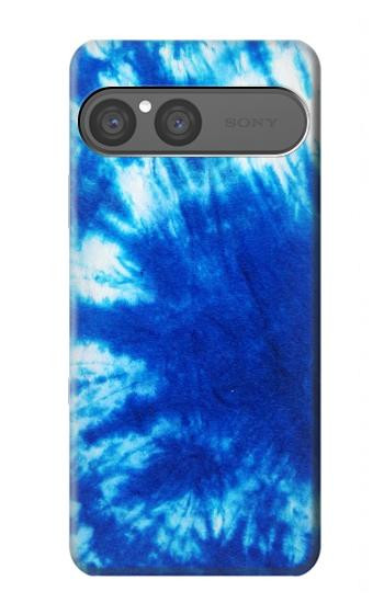 S1869 Tie Dye Bleu Etui Coque Housse pour Sony Xperia 10 VII