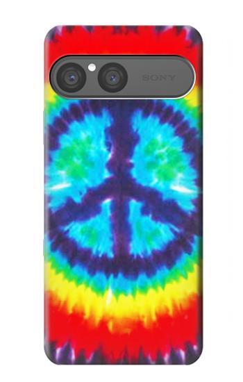 S1870 Tie Dye Paix Etui Coque Housse pour Sony Xperia 10 VII