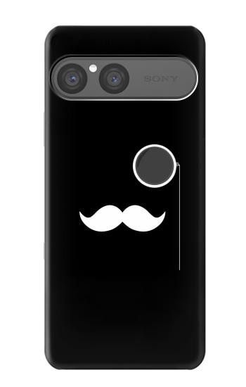 S1946 Sir Mustache Minimalisme Etui Coque Housse pour Sony Xperia 10 VII