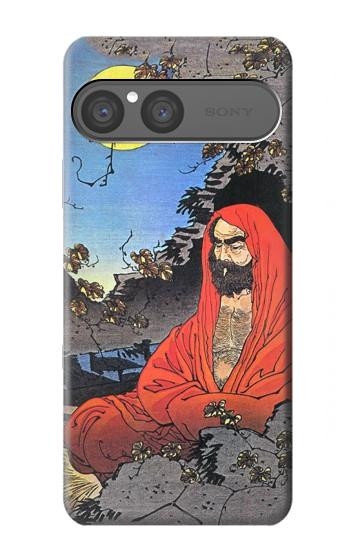 S2234 Maître Zen Bodhidharma Yoshitoshi Etui Coque Housse pour Sony Xperia 10 VII, 10 VIII