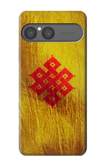 S2318 Noeud éternel méditation bouddhiste spirituelle Etui Coque Housse pour Sony Xperia 10 VII