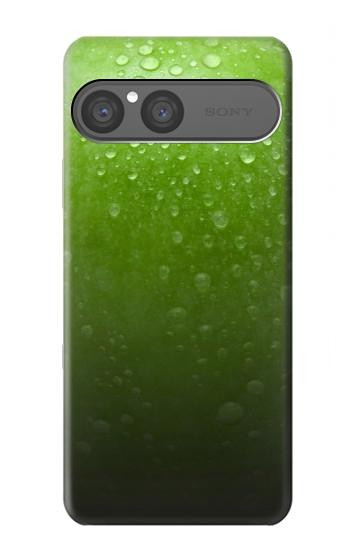 S2475 Seamless Texture verte pomme Etui Coque Housse pour Sony Xperia 10 VII