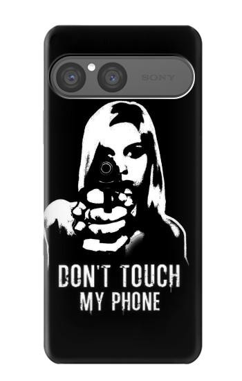 S2518 Ne touche pas mon téléphone Etui Coque Housse pour Sony Xperia 10 VII, 10 VIII