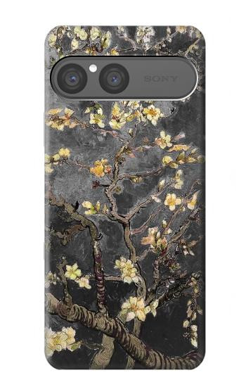 S2664 Noir Fleur Amandier Van Gogh Etui Coque Housse pour Sony Xperia 10 VII