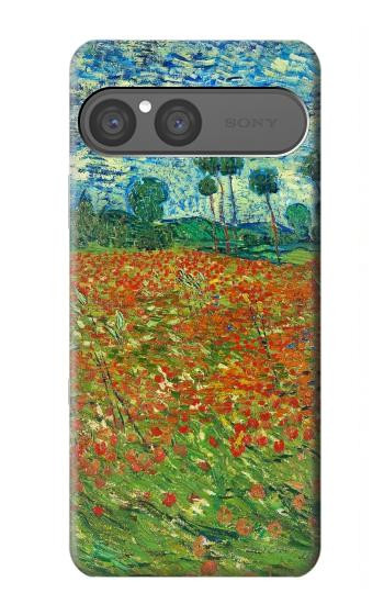 S2681 Champ de coquelicots Vincent Van Gogh Etui Coque Housse pour Sony Xperia 10 VII