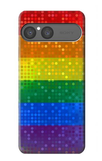 S2683 Arc en ciel Fierté LGBT Drapeau Etui Coque Housse pour Sony Xperia 10 VII