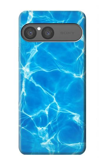S2788 Bleu Piscine d'eau Etui Coque Housse pour Sony Xperia 10 VII, 10 VIII