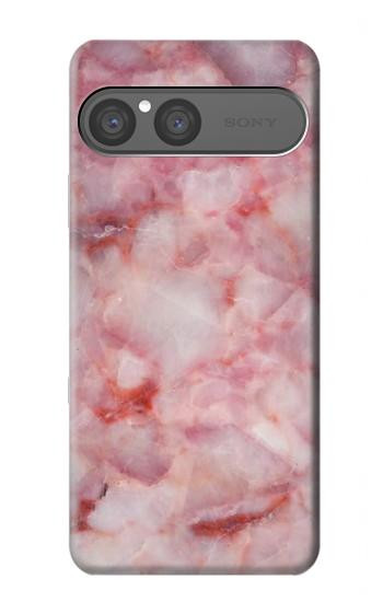 S2843 Texture en marbre rose Etui Coque Housse pour Sony Xperia 10 VII