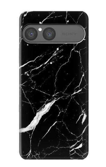 S2895 Noir Marbre imprimé graphique Etui Coque Housse pour Sony Xperia 10 VII