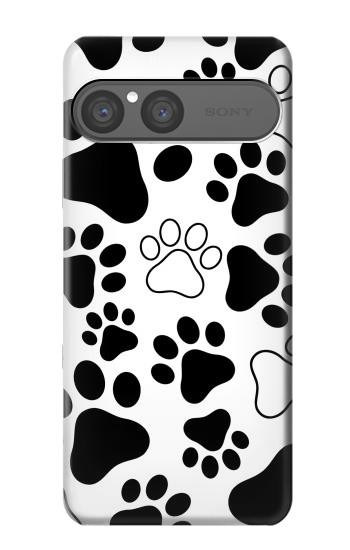 S2904 Chien d'impression de patte Etui Coque Housse pour Sony Xperia 10 VII, 10 VIII