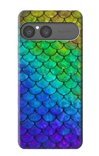 S2930 Sirène écailles de poisson Etui Coque Housse pour Sony Xperia 10 VII