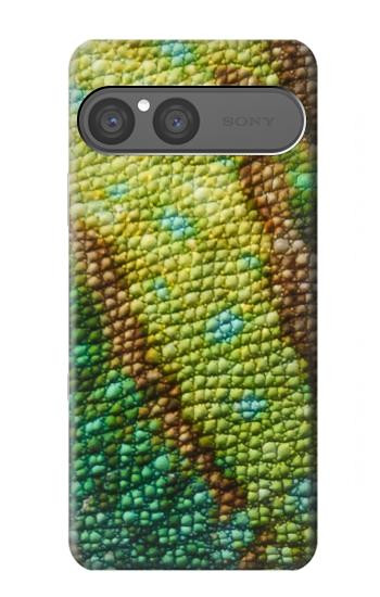 S3057 Imprimé graphique Lezard Peau Etui Coque Housse pour Sony Xperia 10 VII