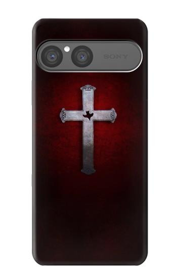 S3160 Croix chrétienne Etui Coque Housse pour Sony Xperia 10 VII