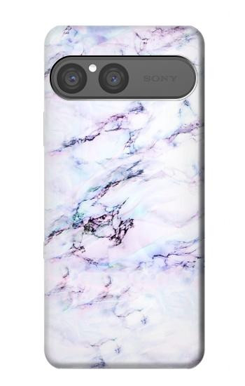 S3215 Transparente marbre rose Etui Coque Housse pour Sony Xperia 10 VII