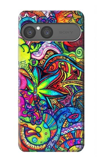 S3255 Motif Art coloré Etui Coque Housse pour Sony Xperia 10 VII