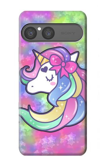 S3264 Pastel Licorne Etui Coque Housse pour Sony Xperia 10 VII, 10 VIII