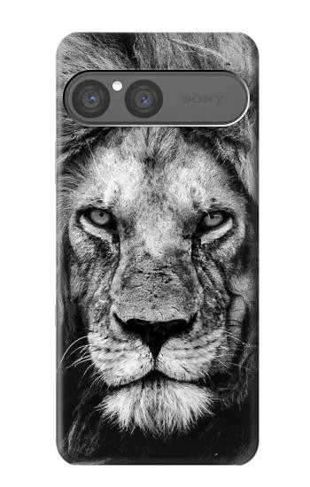 S3372 Lion Visage Etui Coque Housse pour Sony Xperia 10 VII