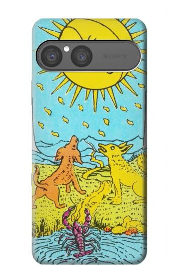 S3435 Carte de tarot Lune Etui Coque Housse pour Sony Xperia 10 VII