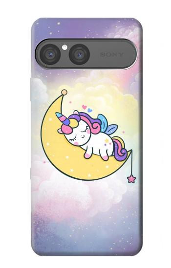S3485 Mignon sommeil Licorne Etui Coque Housse pour Sony Xperia 10 VII, 10 VIII