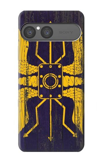 S3546 Roman Bouclier Bleu Etui Coque Housse pour Sony Xperia 10 VII