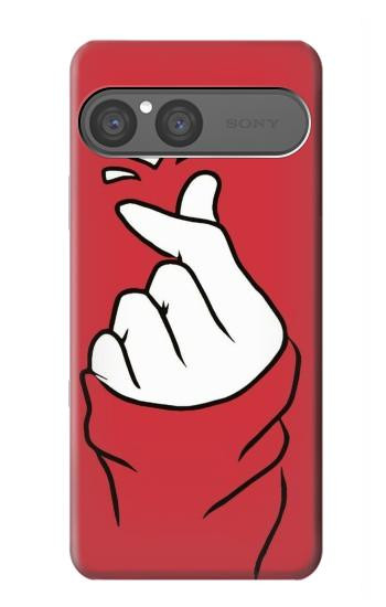 S3701 Mini signe d'amour de coeur Etui Coque Housse pour Sony Xperia 10 VII