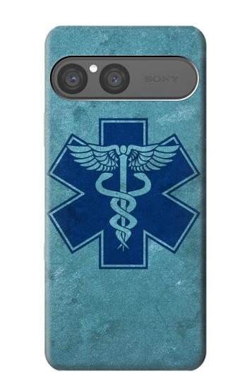 S3824 Symbole Médical Caducée Etui Coque Housse pour Sony Xperia 10 VII