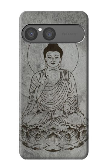 S3873 Dessin au trait Bouddha Etui Coque Housse pour Sony Xperia 10 VII, 10 VIII