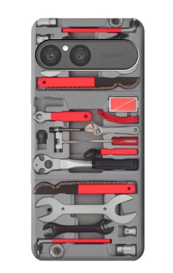 S3921 Outil de réparation de vélo Peinture graphique Etui Coque Housse pour Sony Xperia 10 VII, 10 VIII