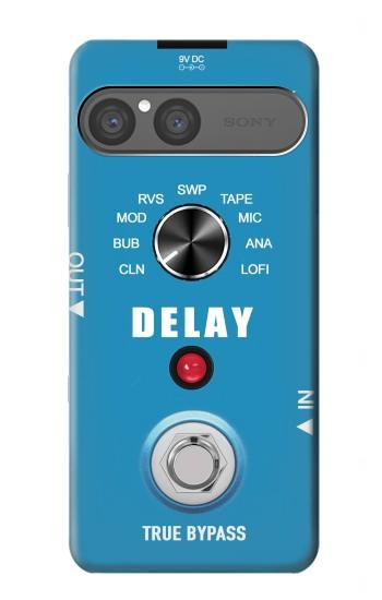 S3962 Graphique de retard analogique de guitare Etui Coque Housse pour Sony Xperia 10 VII, 10 VIII