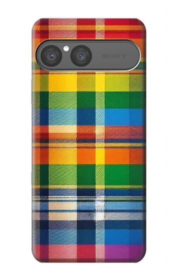 S3983 Texture de tissu LGBTQ Etui Coque Housse pour Sony Xperia 10 VII, 10 VIII