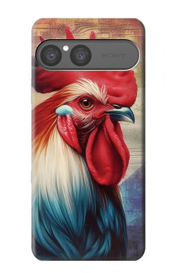 S3987 Coq français Etui Coque Housse pour Sony Xperia 10 VII, 10 VIII